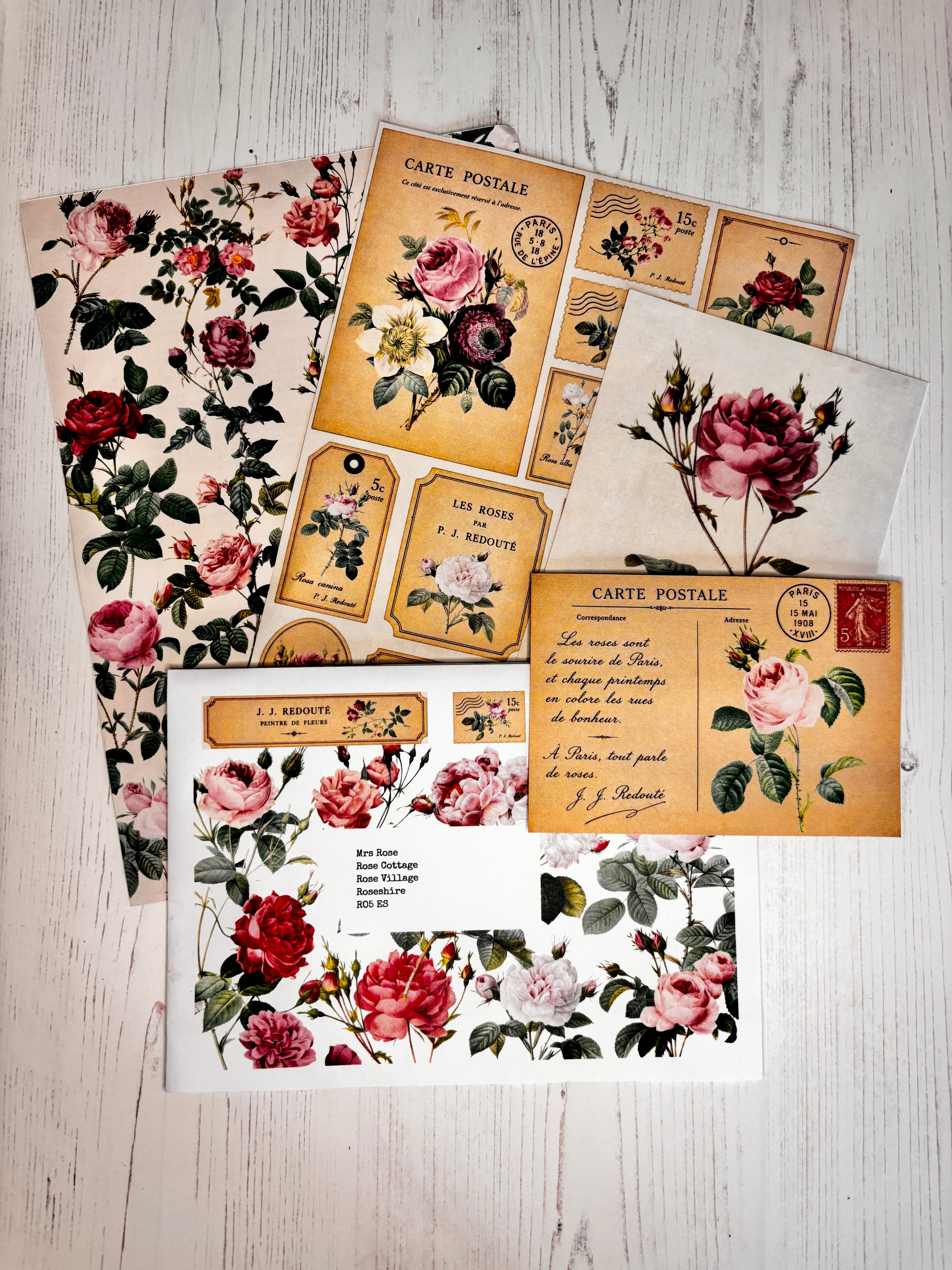 mail envelope letter snail mail club roses 